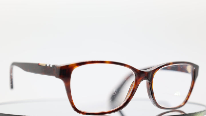 Burberry B2144 Havana Brown Rectangle Eyeglasses