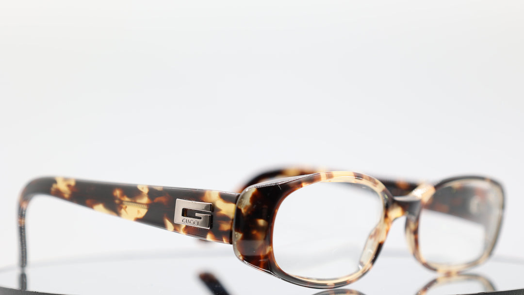 Gucci GG2452/S Oval Havana Brown Eyeglasses