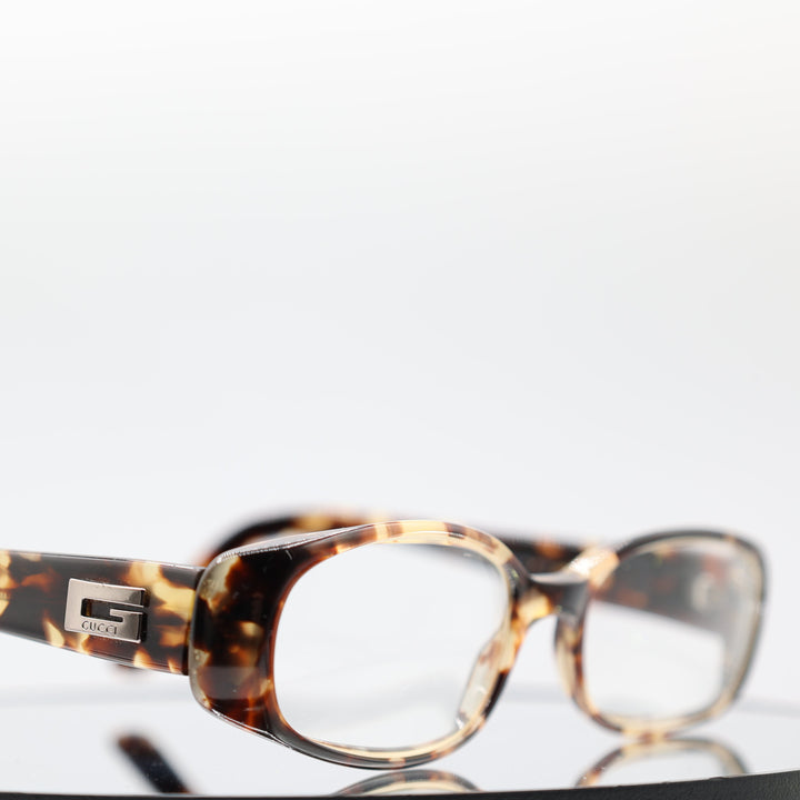 Gucci GG2452/S Oval Havana Brown Eyeglasses