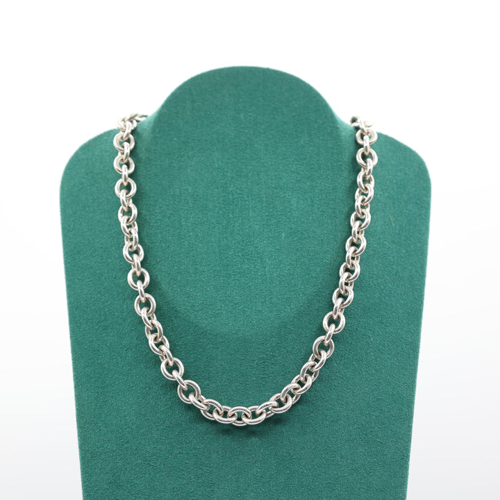 Tiffany & Co. Return to Tiffany Oval Tag Necklace
