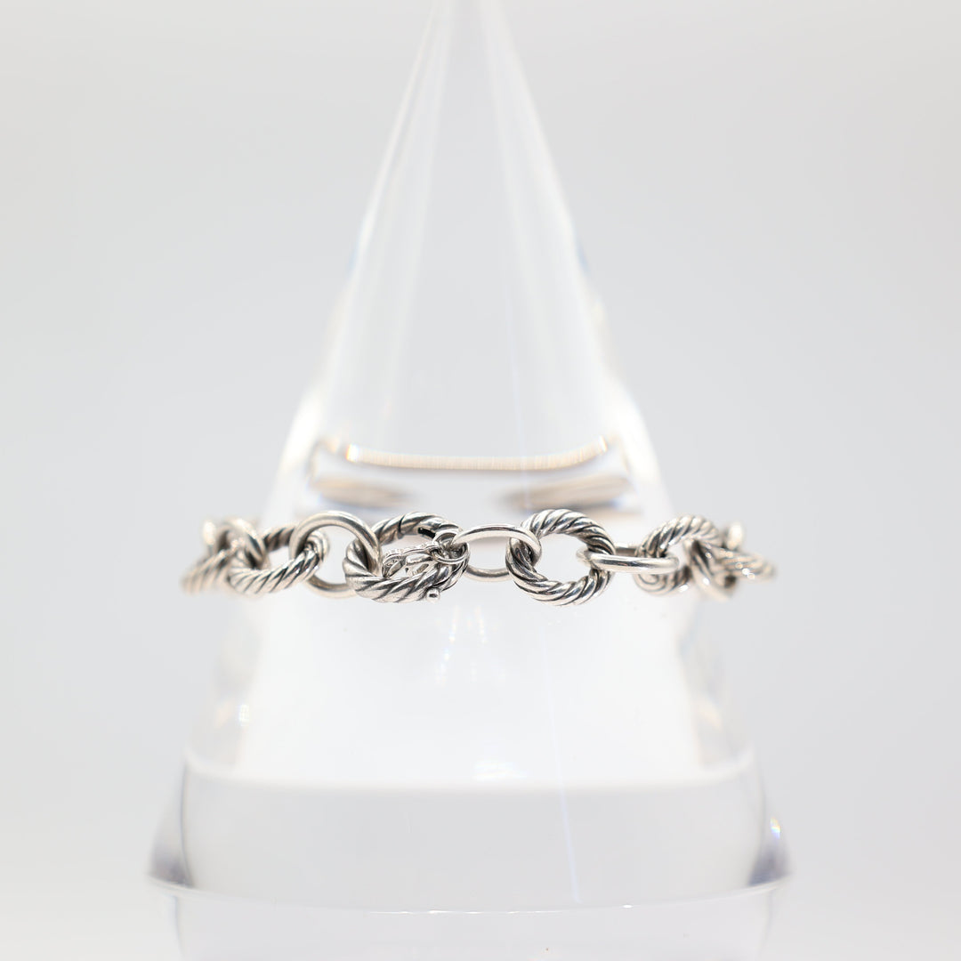 David Yurman Sterling Silver Chain Bracelet