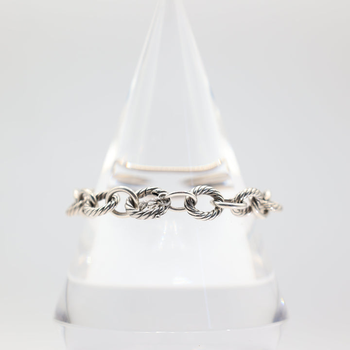 David Yurman Sterling Silver Chain Bracelet