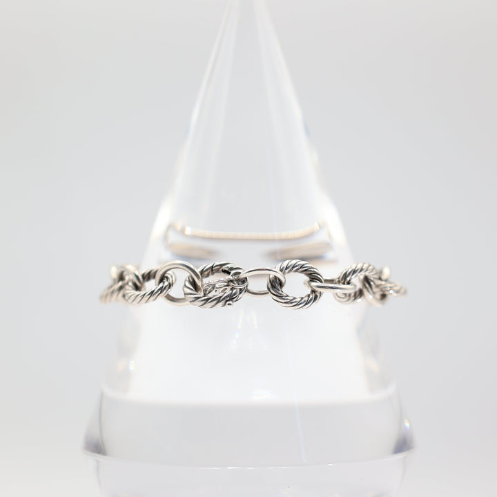 David Yurman Sterling Silver Chain Bracelet