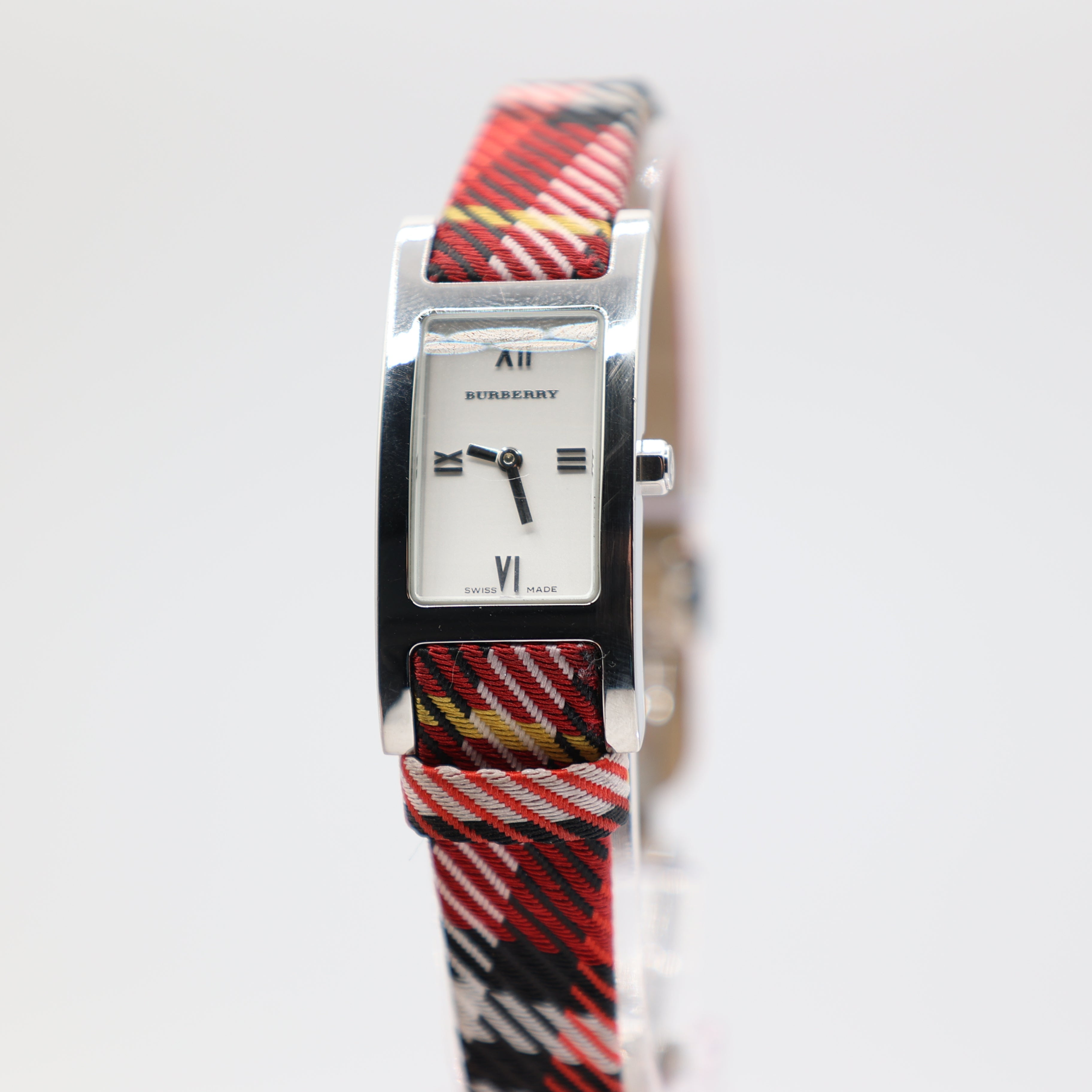 BURBERRY チェック柄レザー時計 Burberry Plaid Leather Watch | Watch - Burberry New – Annie