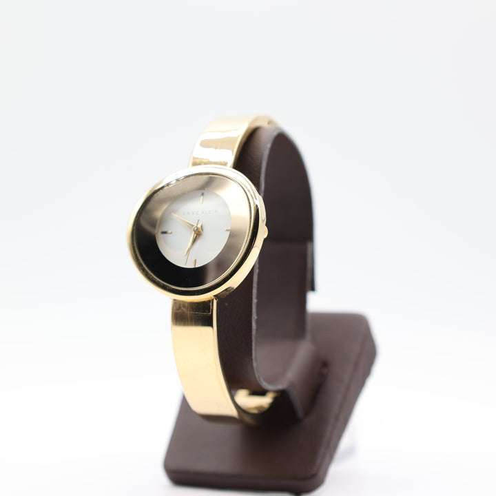 Anne Klein Elegant Gold Tone Round Women's Wristwatch Design