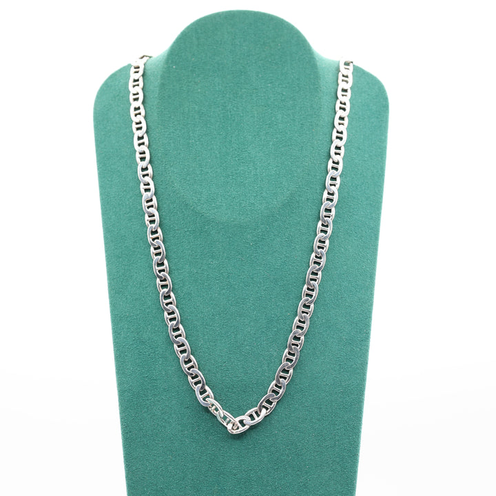 925 Sterling Silver Lorenzo Link Chain 22 Inch Length
