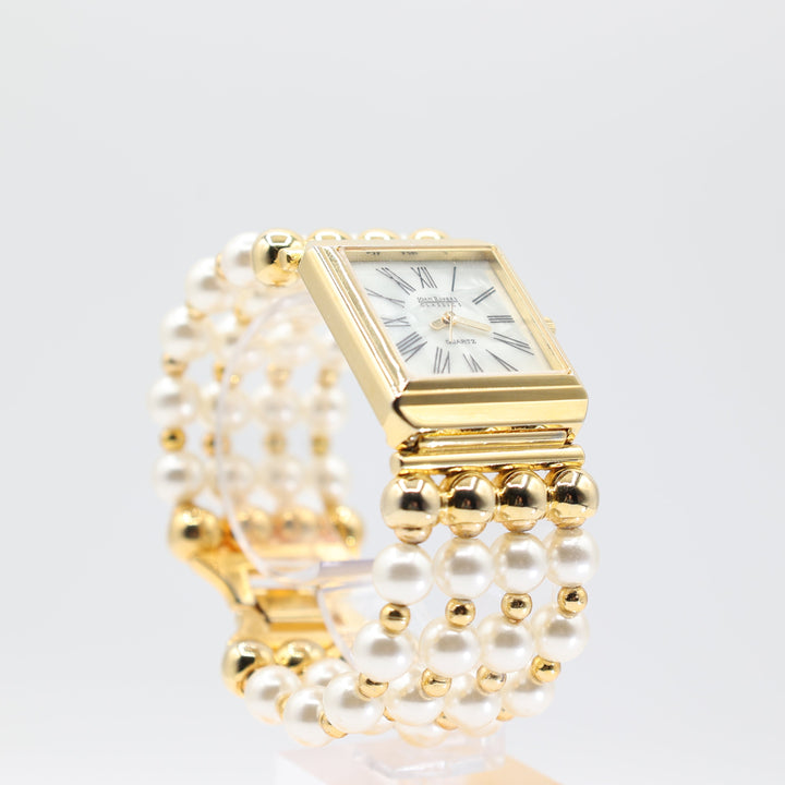 Joan Rivers Classics Collection 4 Band Faux Pearl Watch