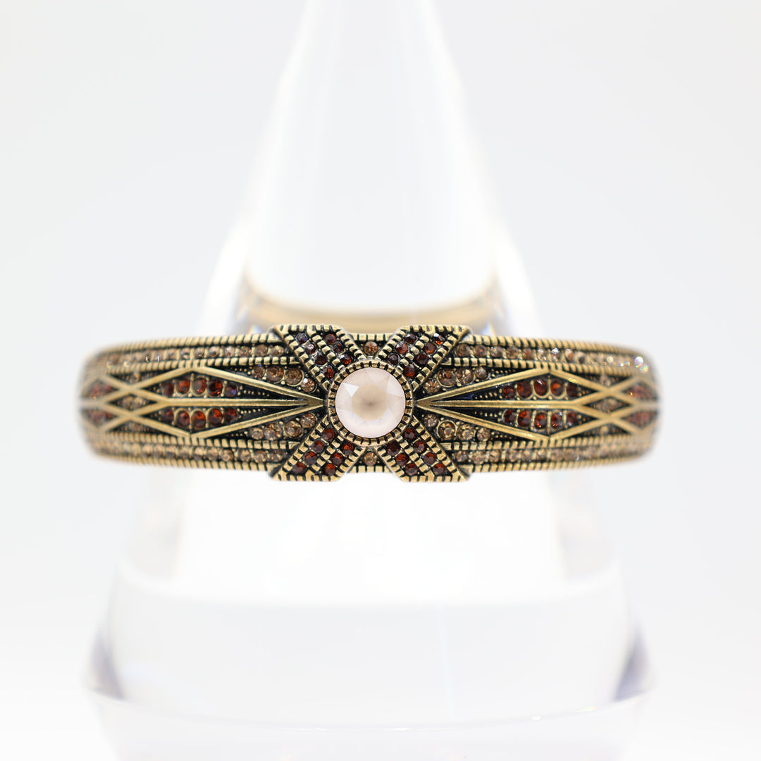 Heidi Daus Tapered X Crystal Stackable Bangle Bracelet