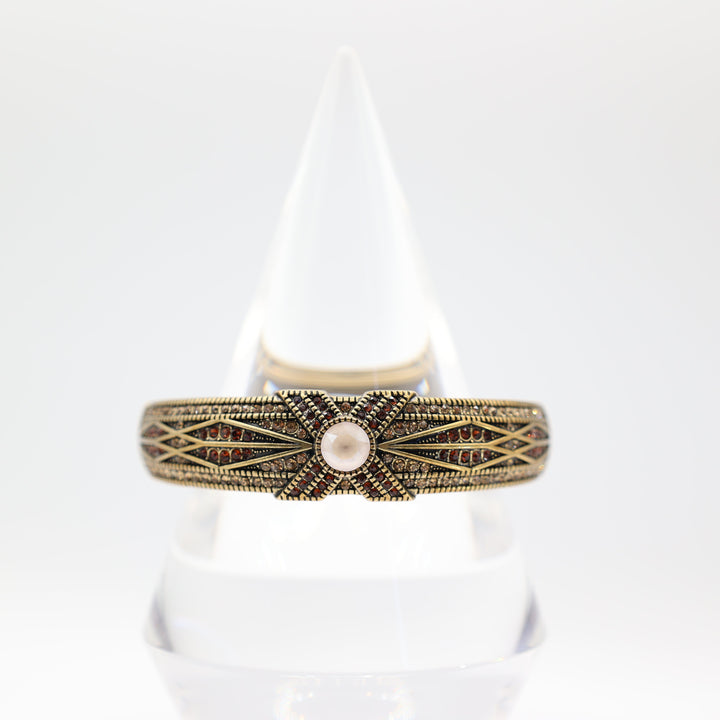 Heidi Daus Tapered X Crystal Stackable Bangle Bracelet