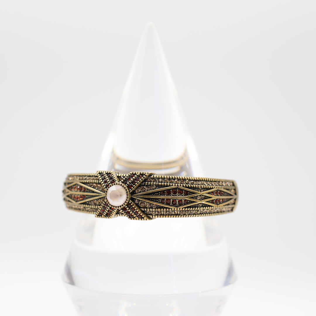 Heidi Daus Tapered X Crystal Stackable Bangle Bracelet