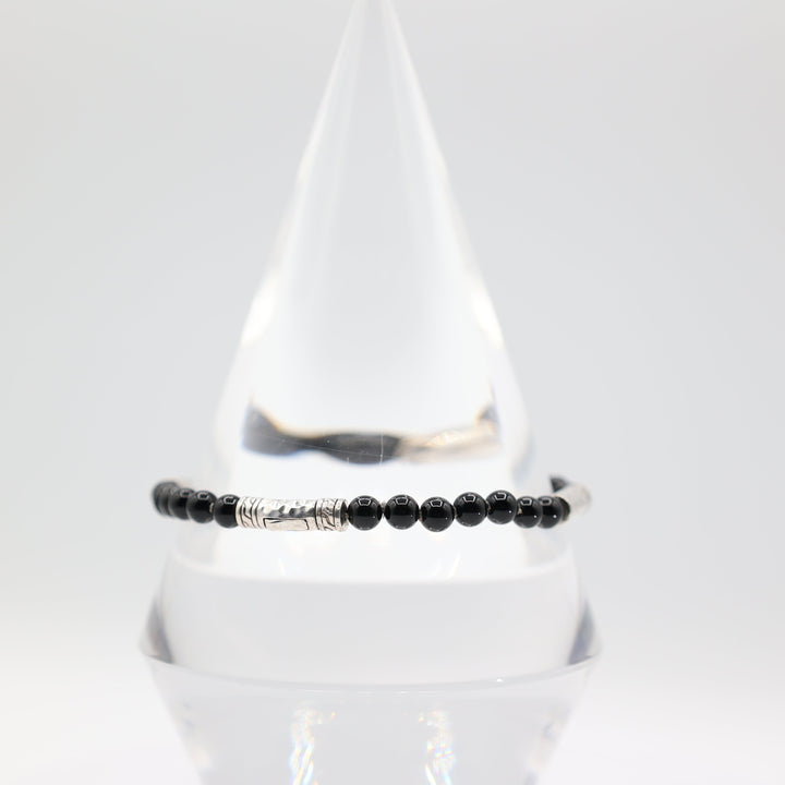 John Hardy 925 Sterling Silver and Black Onyx Bracelet