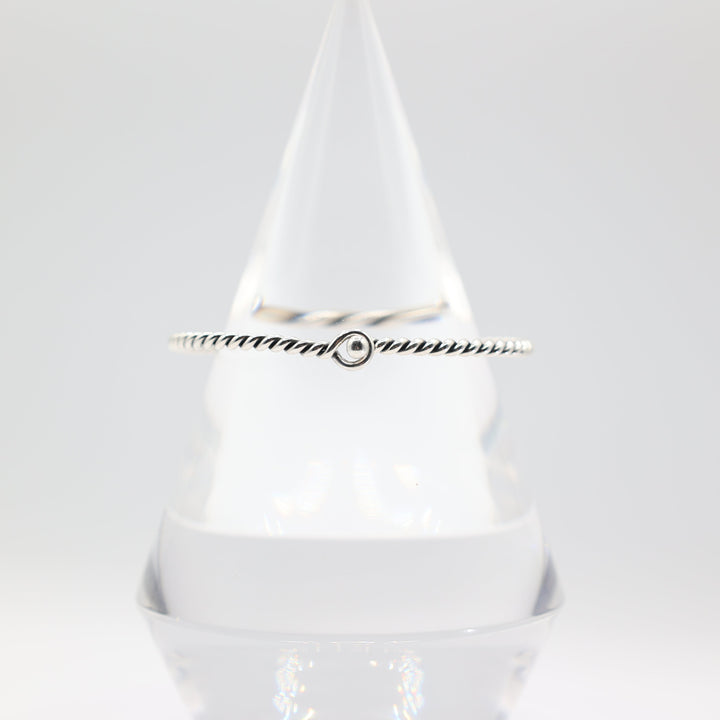 James Avery 925 Sterling Silver Twisted Wire Hook-On Bracelet