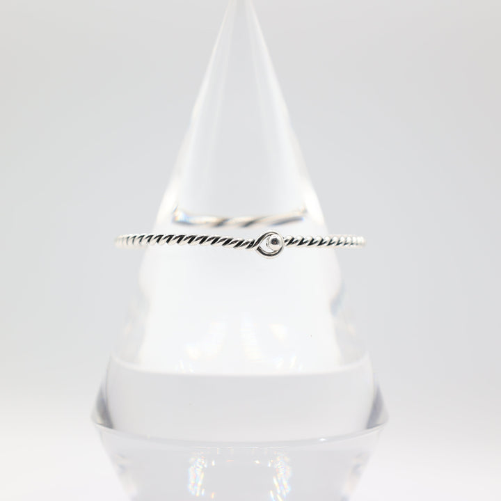 James Avery 925 Sterling Silver Twisted Wire Hook-On Bracelet
