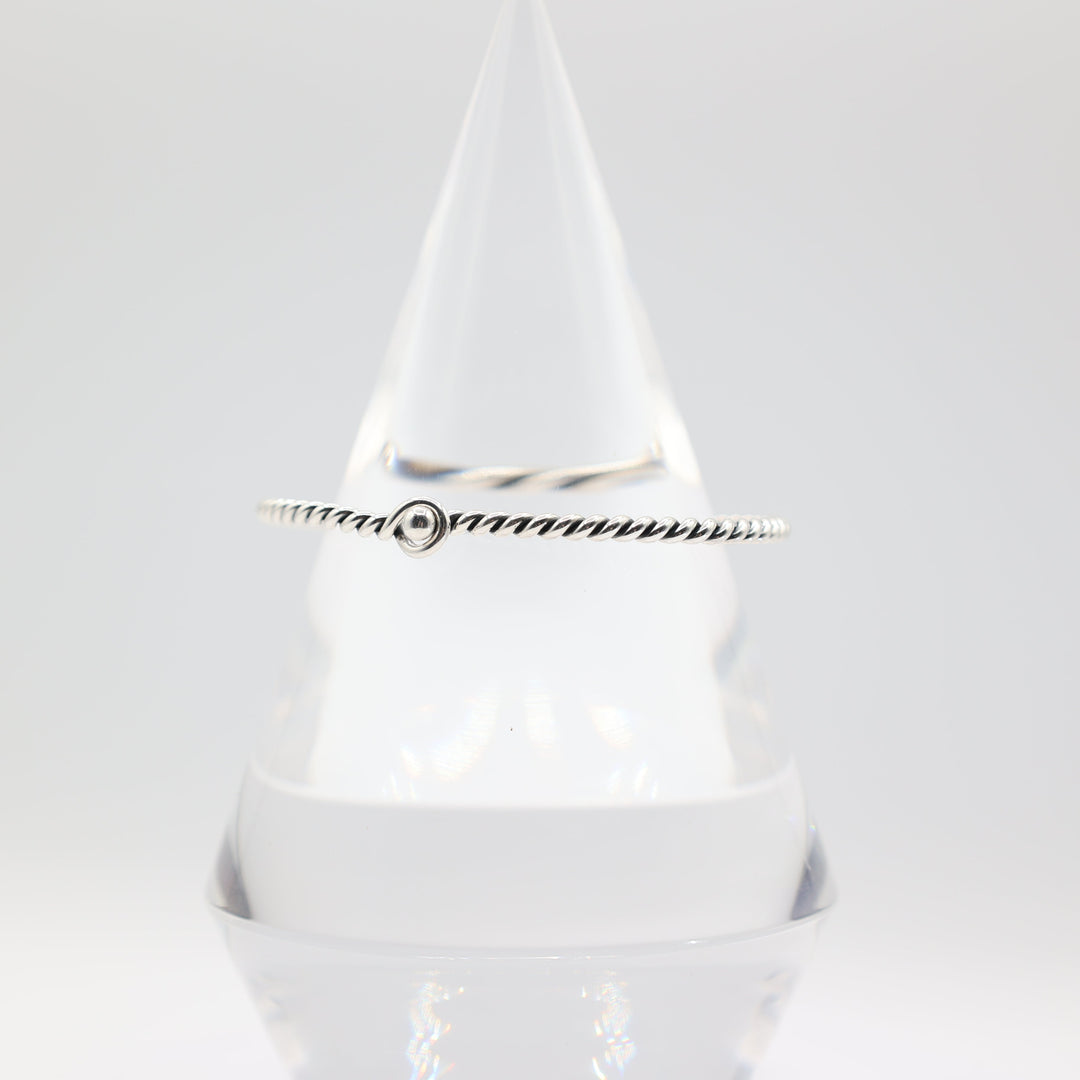 James Avery 925 Sterling Silver Twisted Wire Hook-On Bracelet