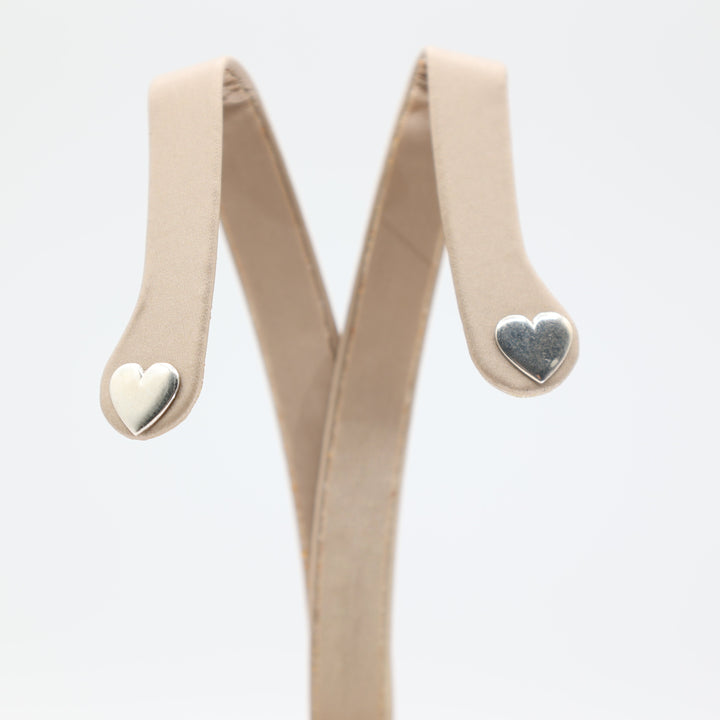 James Avery 925 Sterling Silver Heart Stud Earrings