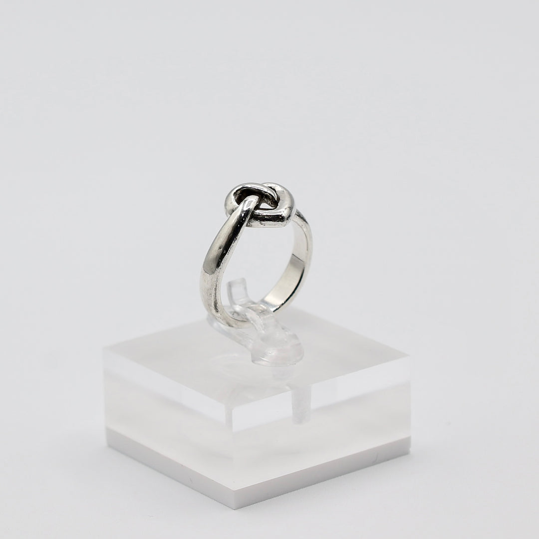 925 Sterling Silver James Avery Heart Knot Ring- Size 6.75