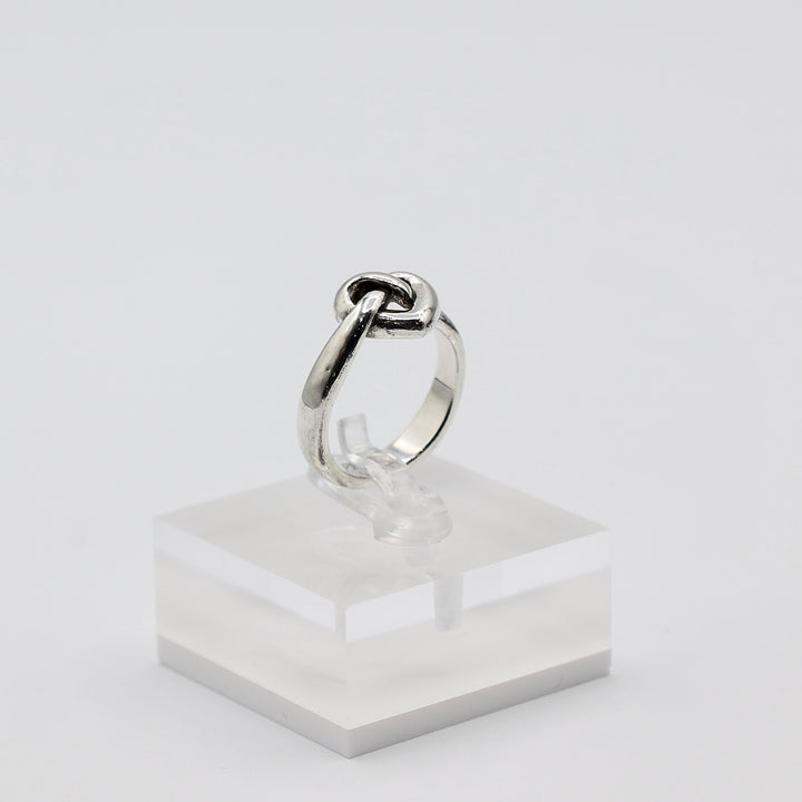 925 Sterling Silver James Avery Heart Knot Ring- Size 6.75