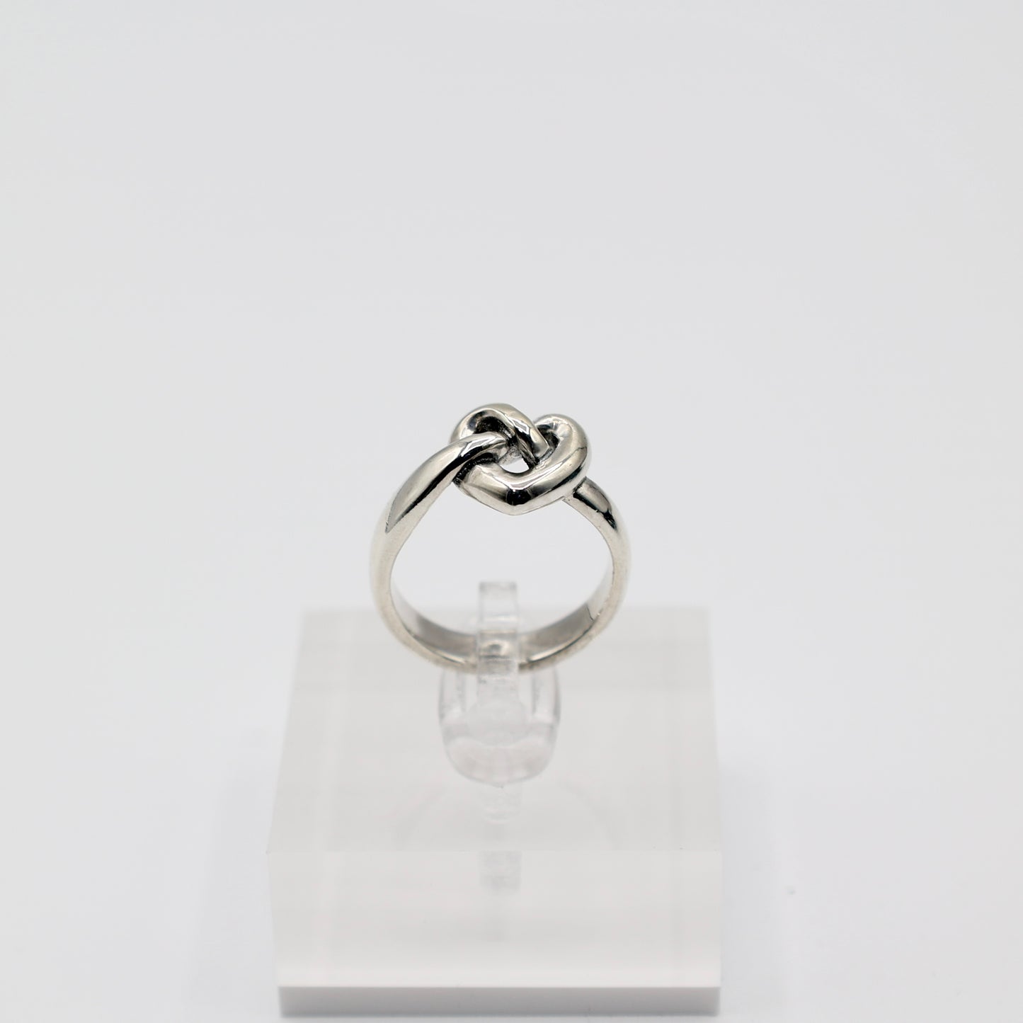 925 Sterling Silver James Avery Heart Knot Ring - Size 7