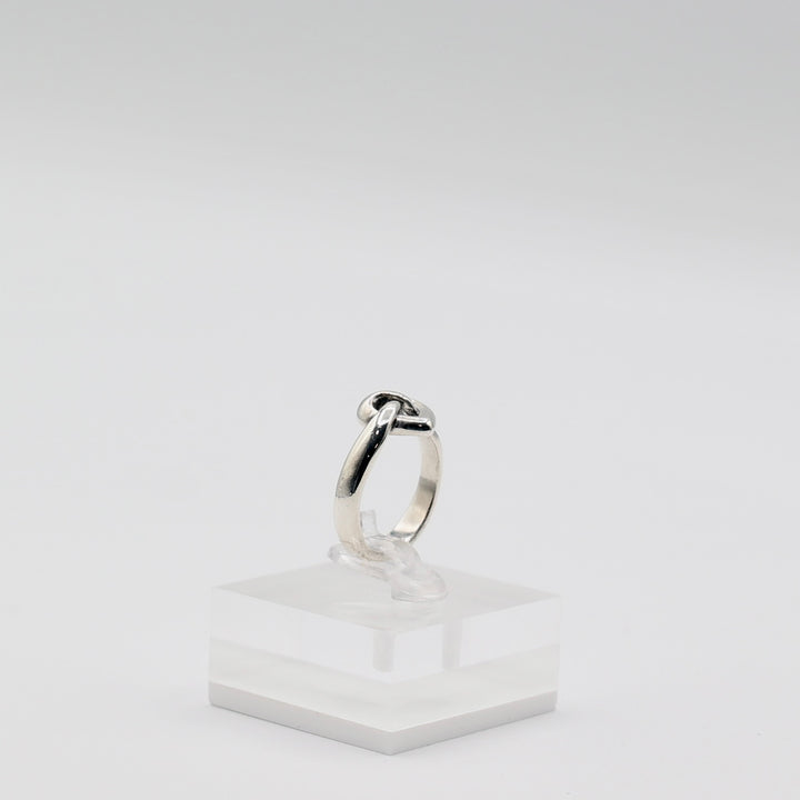925 Sterling Silver James Avery Heart Knot Ring - Size 7