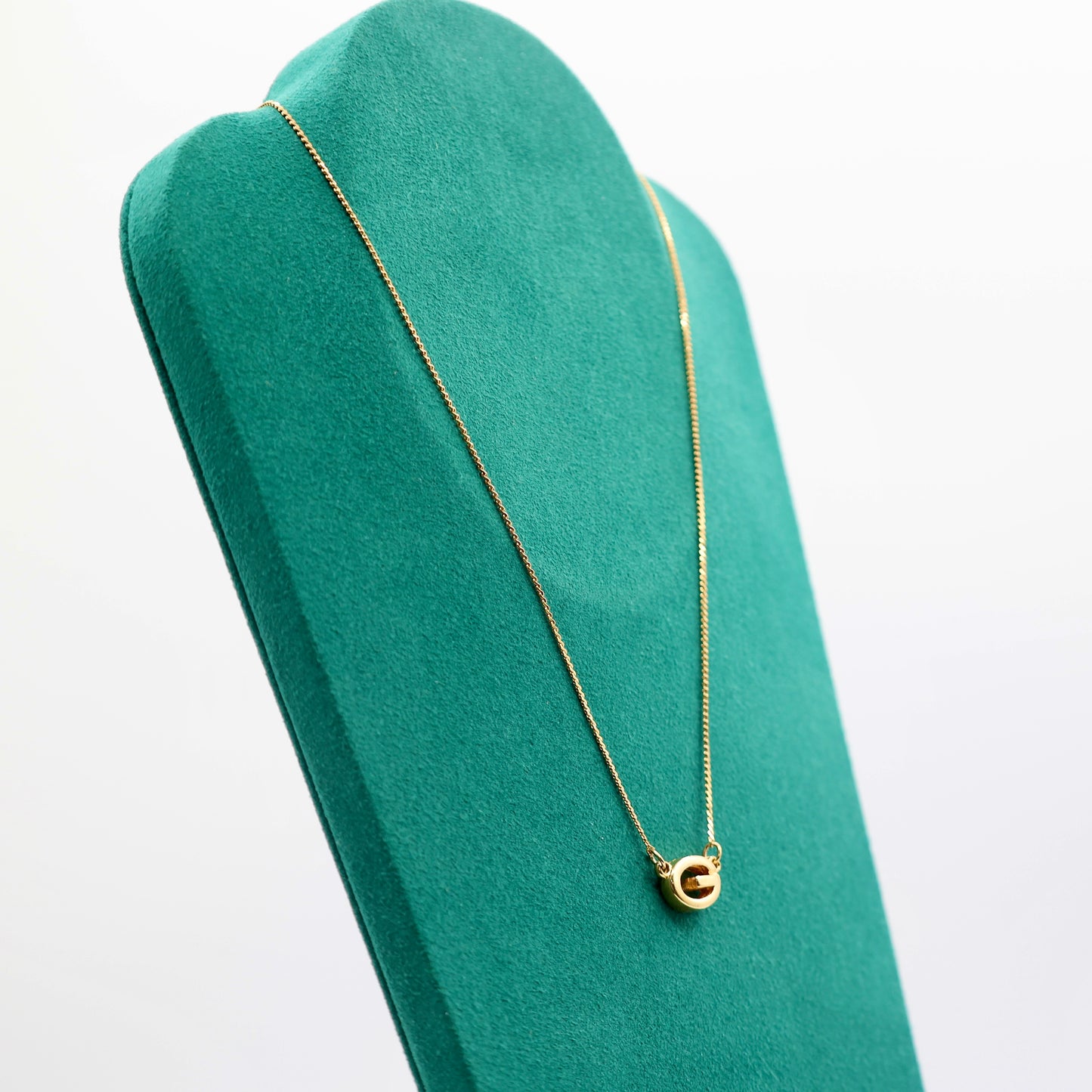 Gold Plated Givenchy ''G'' Necklace - 16 inches