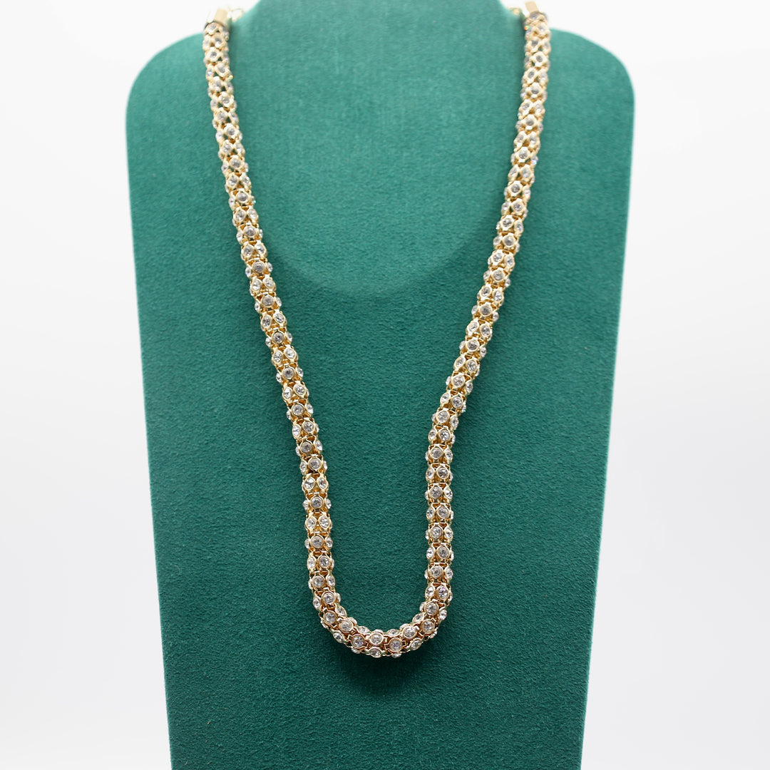 Swarovski Charter Club Rhinestone Cluster Tube Necklace - 17 inches