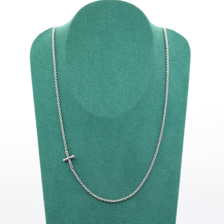 James Avery 925 Sterling Silver Cross Necklace 20 Inches
