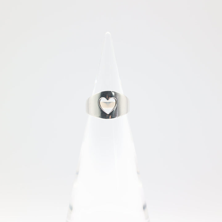 James Avery Sterling Silver Retired Open Heart Ring Size 6.5