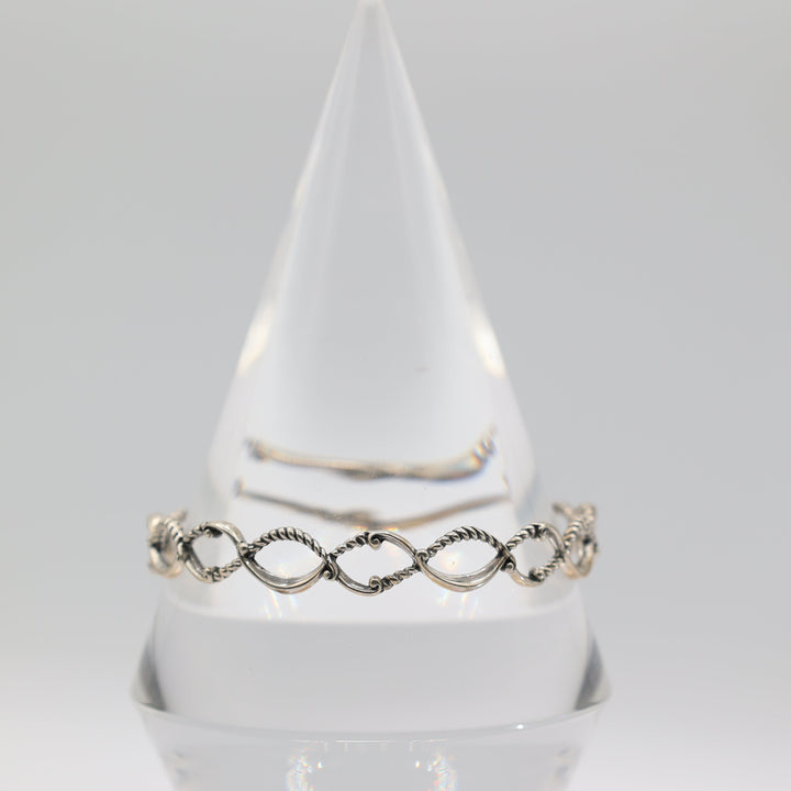 Sterling Silver Carolyn Pollack Bangle Bracelet Classic