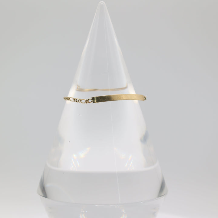 14k Yellow Gold Baby Chain Bracelet - 2.07g for Infants