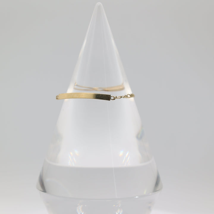 14k Yellow Gold Baby Chain Bracelet - 2.07g for Infants