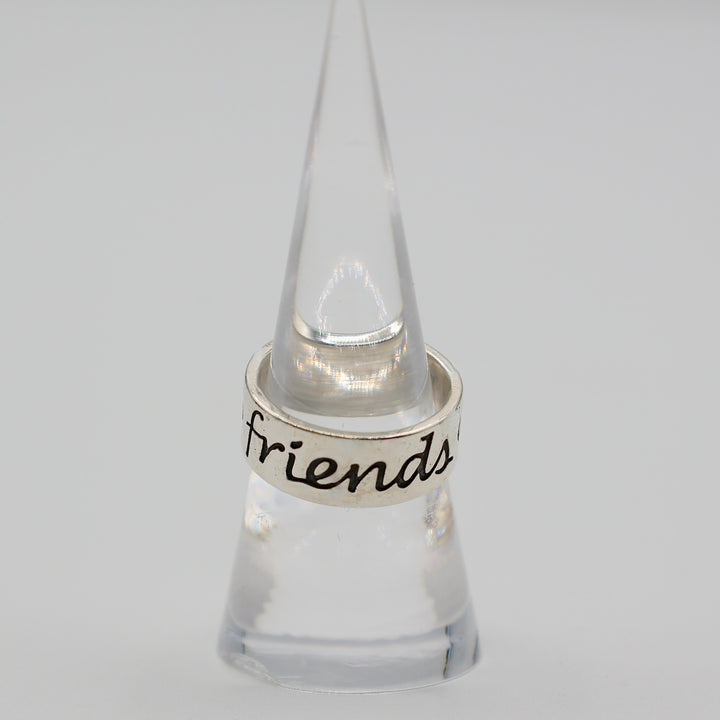 925 Sterling Silver James Avery Retired Friend Forever Ring- Size 7