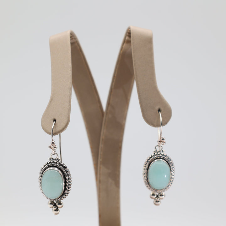 925 Sterling Silver Larimar Dangle Earrings Jay King