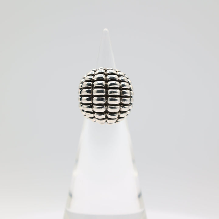 John Hardy 925 Sterling Silver Bedeg Large Dome Ring 6.75