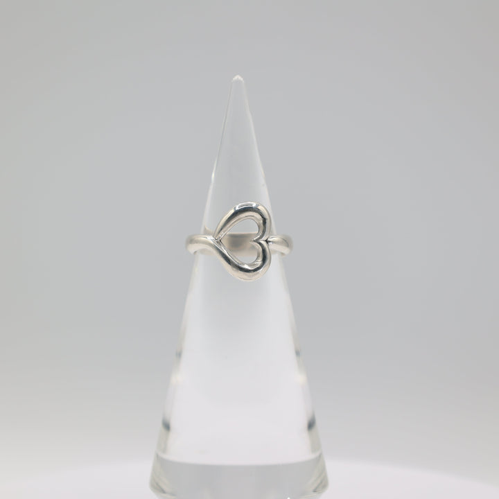 James Avery Sterling Silver Abounding Open Heart Ring 9
