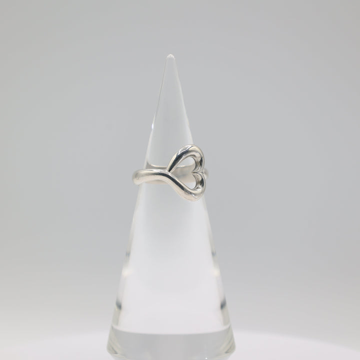 James Avery Sterling Silver Abounding Open Heart Ring 9