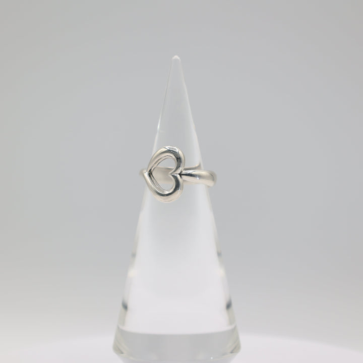 James Avery Sterling Silver Abounding Open Heart Ring 9