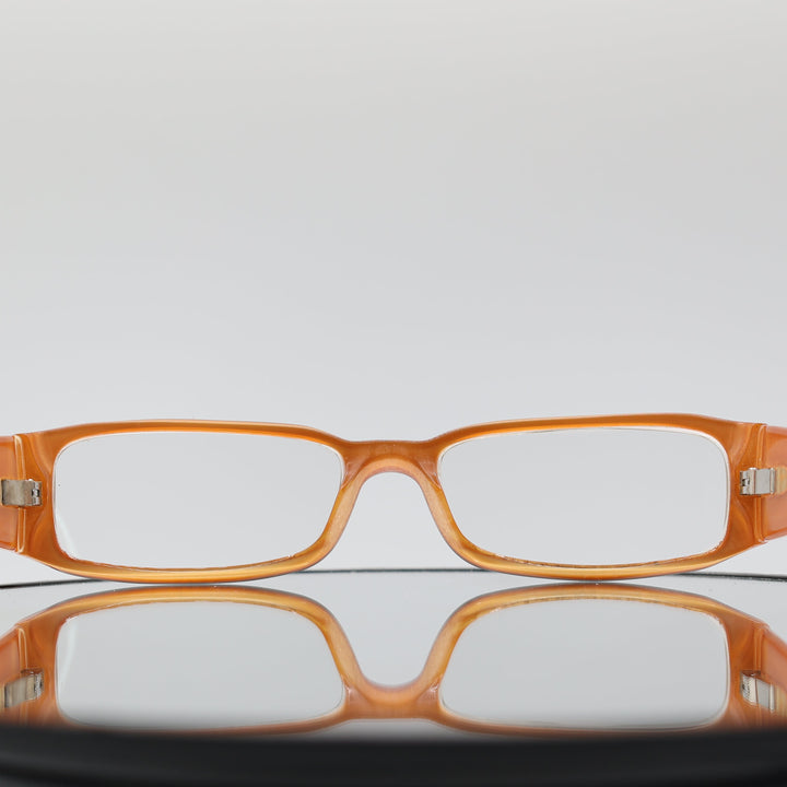 PRADA Black and Orange Oval shaped glasses
