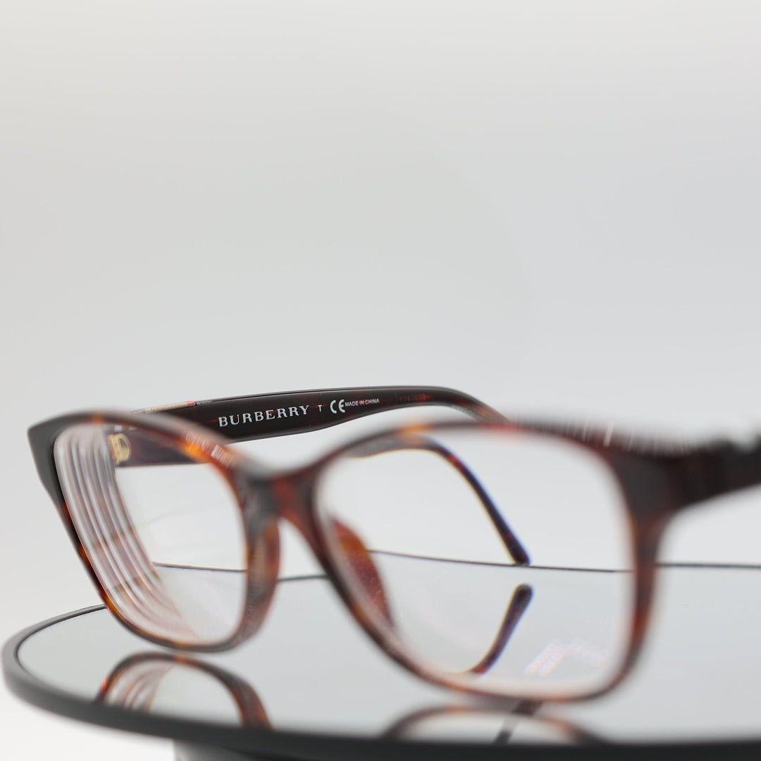 Burberry B2144 Brown Tortoise Rectangle Eyeglasses