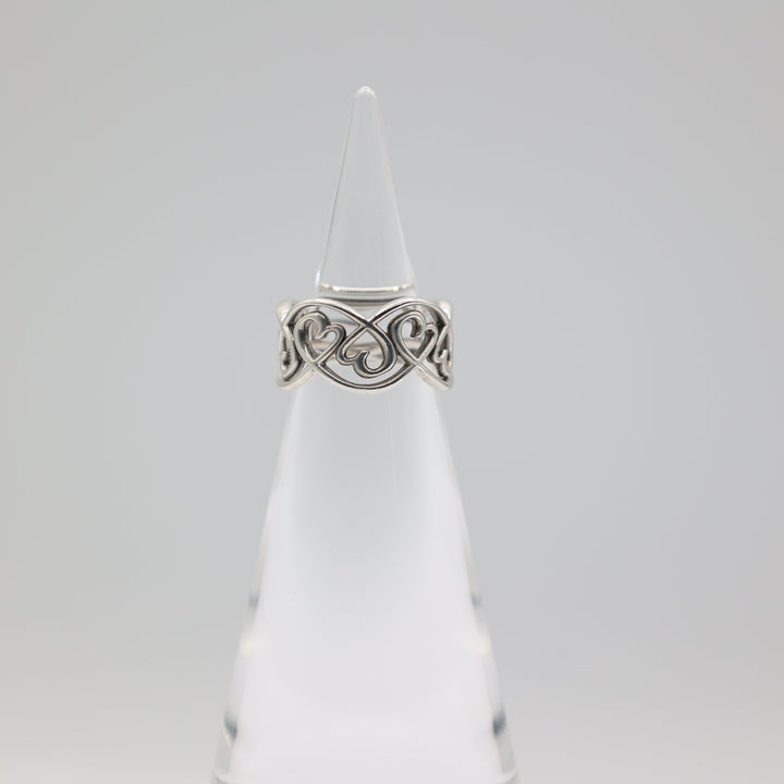Tiffany And Co Paloma Picasso Loving Hearts Ring Size Six Point Five