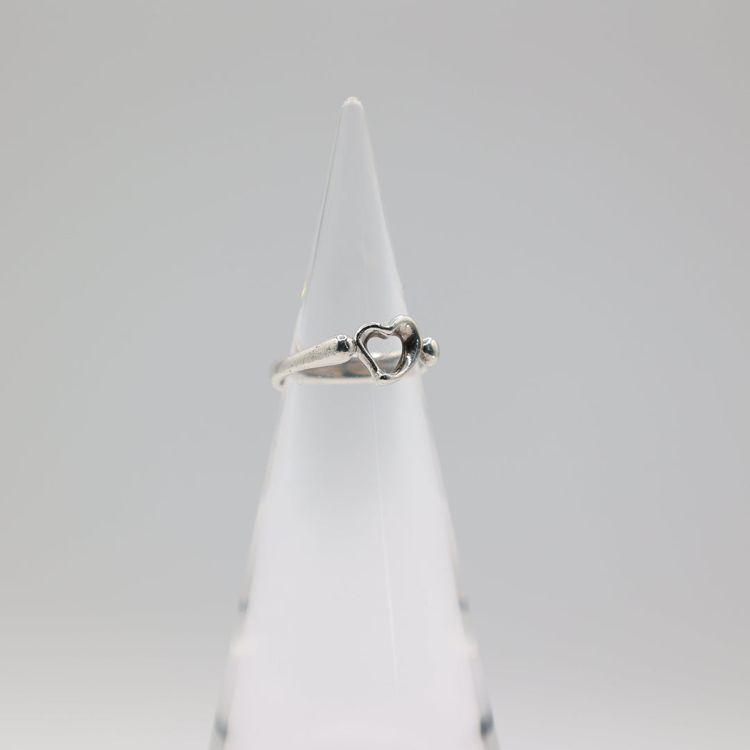Tiffany And Co Elsa Peretti Open Heart Ring Size 7