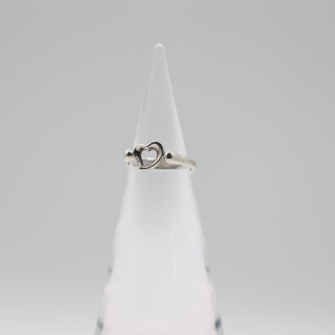 Tiffany And Co Elsa Peretti Open Heart Ring Size 7