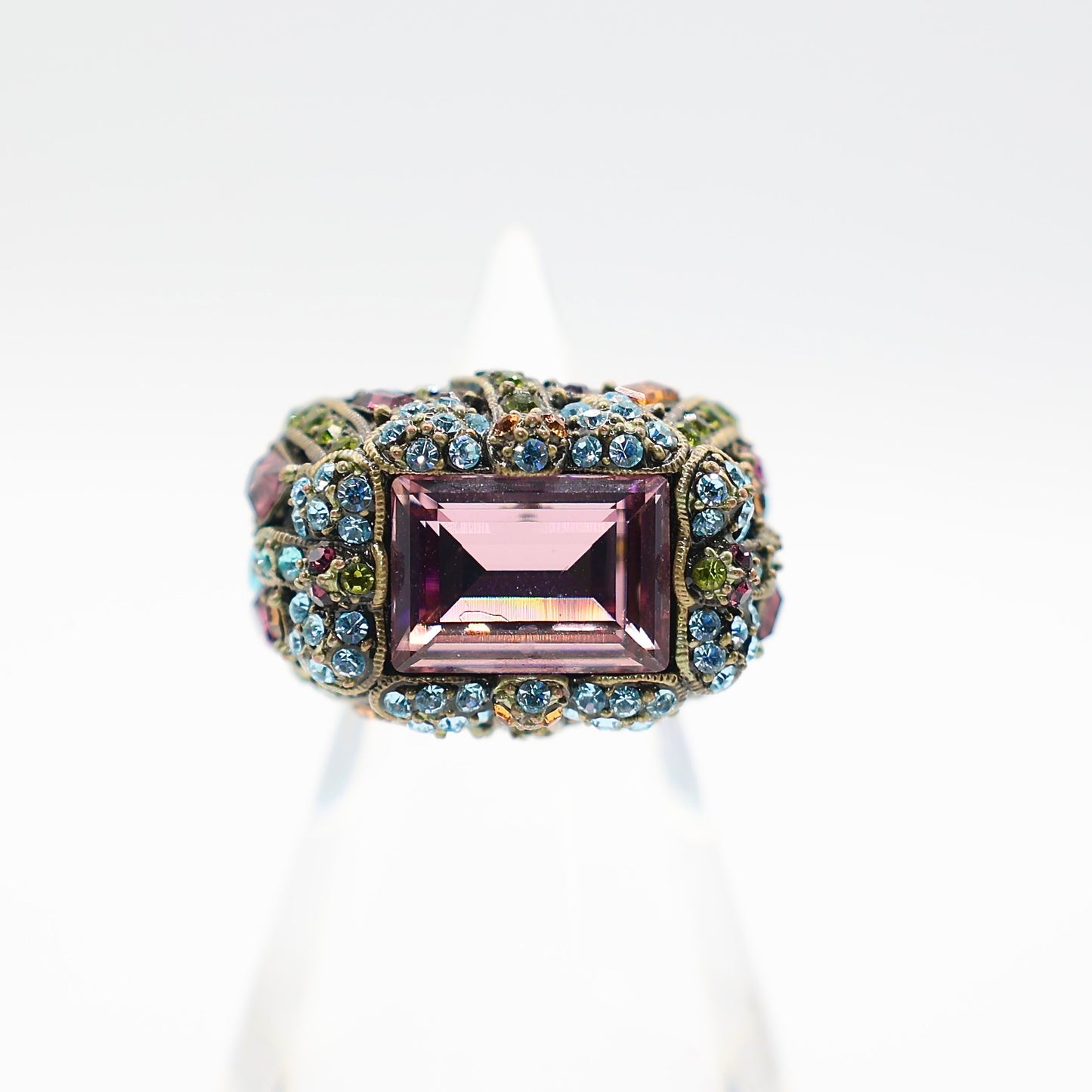 Heidi Daus Crystal Statement Ring - Size 5.25