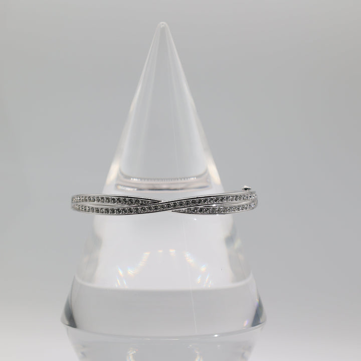 Swarovski Hinged Crystal Bracelet Elegant Sparkle Jewelry Gift