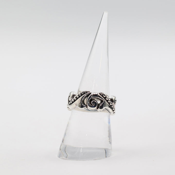 925 Sterling Silver Brighton Heart Swirl Ring - Size 7.75