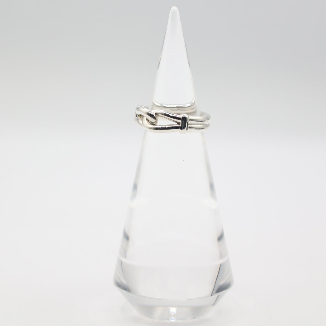 925 Sterling Silver Tiffany and Co. Paloma Picasso Knot Ring - Size 8.5