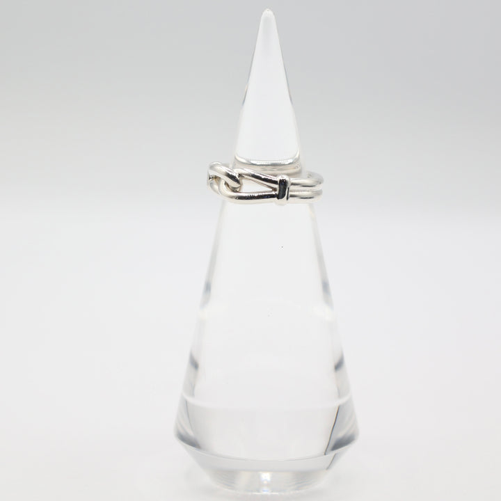 925 Sterling Silver Tiffany and Co. Paloma Picasso Knot Ring - Size 8.5