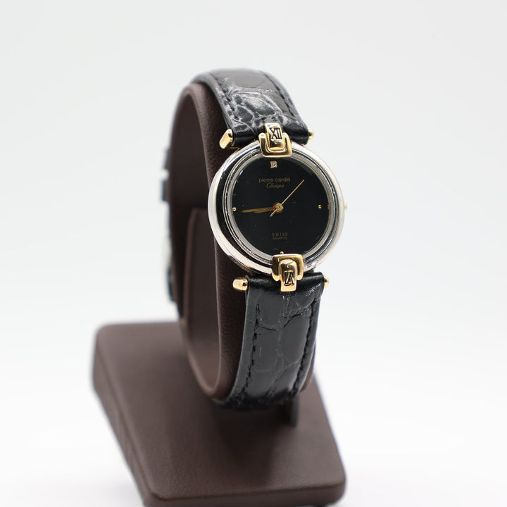Pierre Cardin Classique Black And Gold Tone Swiss Quartz Watch