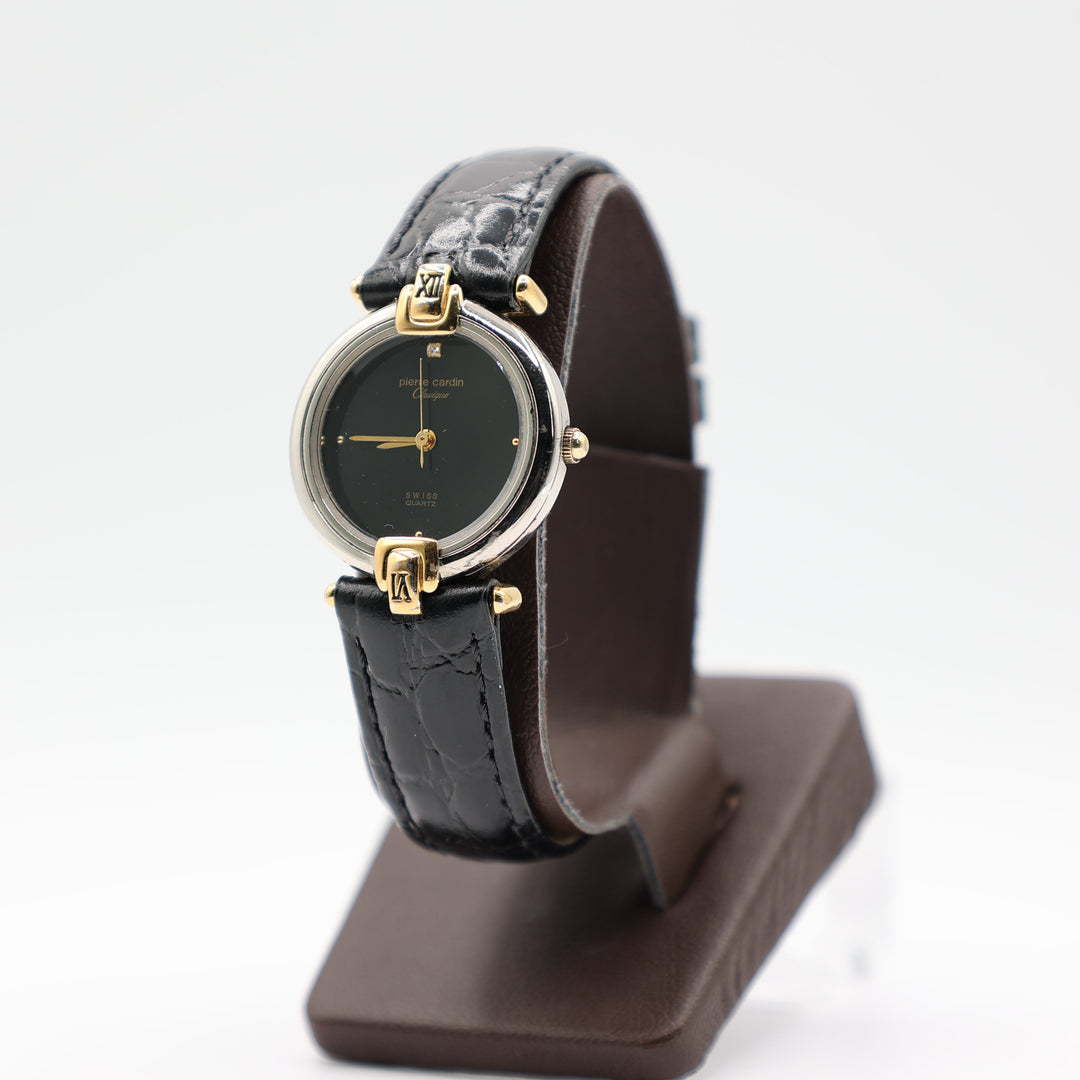 Pierre Cardin Classique Black And Gold Tone Swiss Quartz Watch