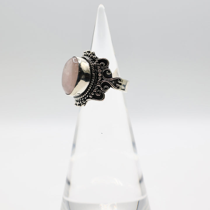 925 Sterling Silver Moonstone Ring - Size 7.5