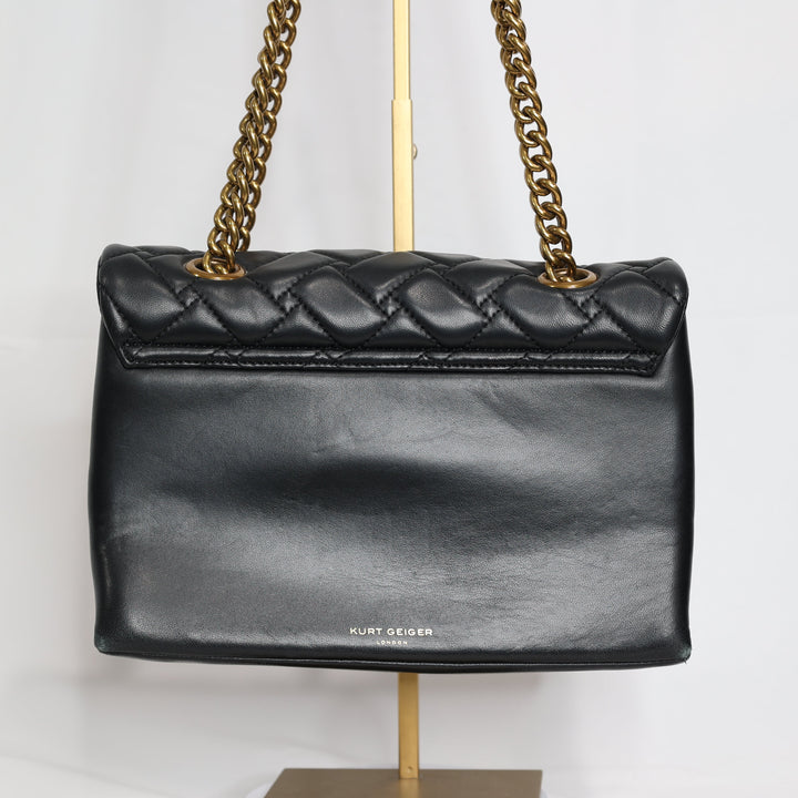Kurt Geiger London Kensington Quilted Leather Shoulder Bag